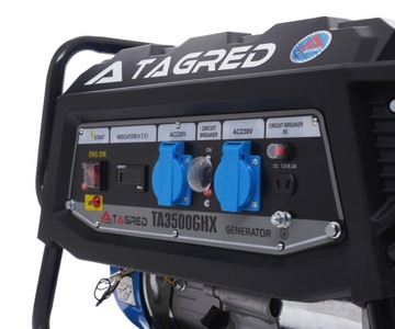 TAGRED 3500W AVR ГЕНЕРАТОР + МАСЛО