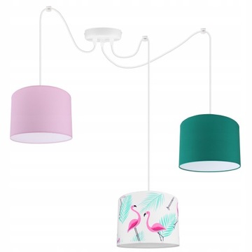 Lampa Sufitowa Wisząca Dziecięca Abażur LOFT LED