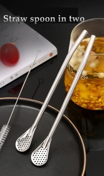 Кисть для питья, инструмент из нержавеющей стали, фильтр для вечеринок, соломенный бар для питья с соломинкой