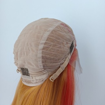 LACE FRONT цветной парик оранжевый желтый + уховертка БЕСПЛАТНО