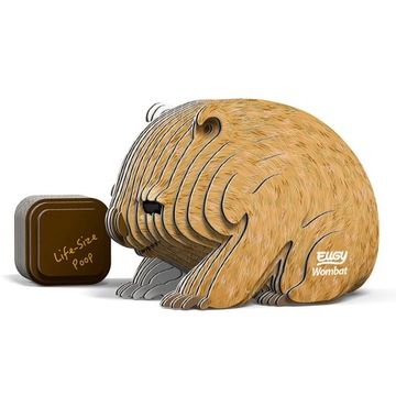 Eugy Wombat Eko Układanka Puzzle 3D Torbacz