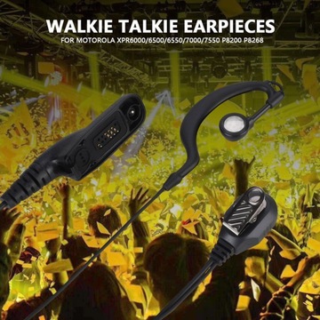 Гарнитура Walkie Talkie черного цвета