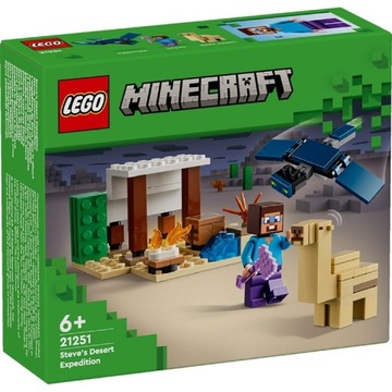LEGO MINECRAFT 21251 PUSTYNNA WYPRAWA STEVE'A