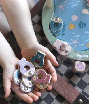 VIGA POLARB ДЕРЕВЯННАЯ РЫБАЛКА ИГРА НАВЫКИ