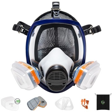 Maska pełnotwarzowa AirGearPro G-750 przeciwgazowa i przeciwpyłowa (2775)