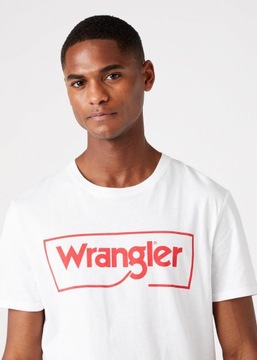 WRANGLER LOGO TEE MĘSKI T-SHIRT KOSZULKA NADRUK L