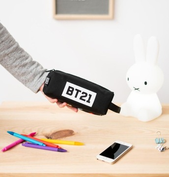 Пенал для школьных принадлежностей BT21 с держателем