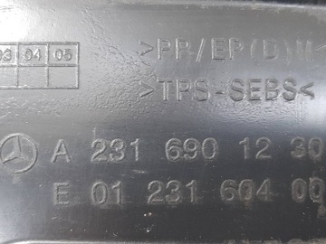 PODBĚH PŘEDNÍ PRAVÉ A2316901230 MERCEDES SL R231