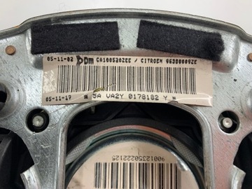 CITROEN C2 ULOŽENÍ VZDUCHOVÁ AIRBAG ŘIDIČE 96380009ZE