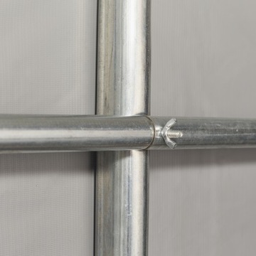 Палатка гаражная 2,4х3,6м, ПВХ 800 Н, земляно-серый