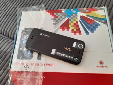Sony Ericsson W890i НОВЫЙ мобильный телефон черный маленький новый оригинальный