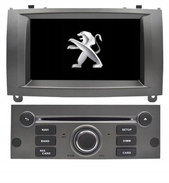 RADIO NAWIGACJA GPS PEUGEOT 407 2004-2011 ANDROID 12 8/64GB