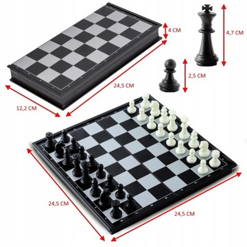 Настольная игра Chess Magnetic в магнитной развивающей коробке с магнитами.
