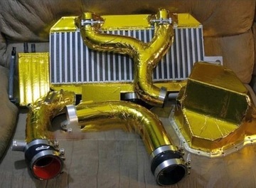 Самоклеящийся термочехол GOLD на заказ размером 120х40см.