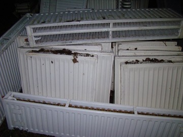 Grzejnik stalowy c11 409 W biały 400 x 600 boczny