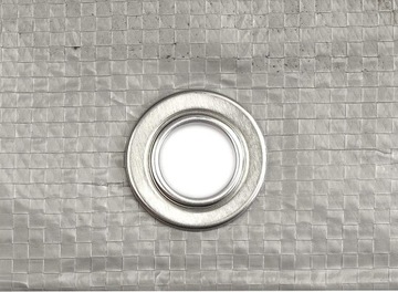 PLANDEKA 4X5M SREBRNA WZMACNIANA WODOODPORNA 120G