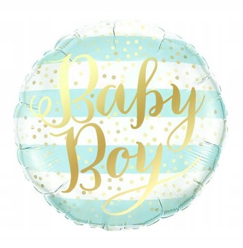 BALON FOLIOWY BABY BOY 45CM BABY SHOWER PARTY