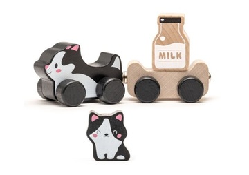 ДЕРЕВЯННАЯ ИГРУШКА SMART CATS MILK 15450