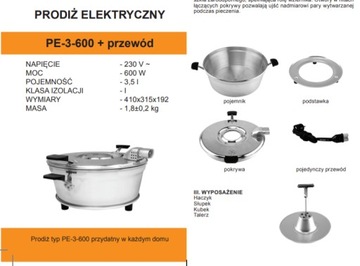 ЭЛЕКТРОИЗДЕЛИЕ PRUMEL PE-3-600 + КАБЕЛЬ И АКСЕССУАРЫ ВЕРСИЯ 2024 ГОДА