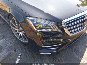 Mercedes 2019 Mercedes-Benz Klasa S 2019r, 560, 4Matic, 4.0L 4.0 Benzyna 463KM, zdjęcie 9