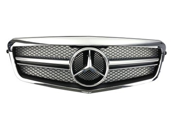 MASKA MERCEDES W212 S212 09-13 LOOK AMG CHRÓM