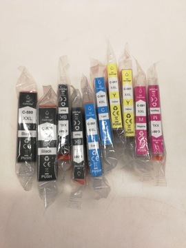 ЧЕРНИЛЬНЫЕ КАРТРИДЖИ ДЛЯ CANON 580, 581, MULTIPACK XXL