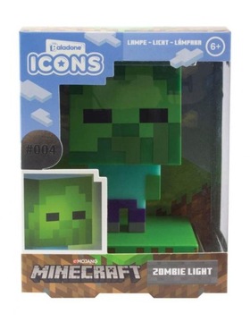 Lampka nocna Minecraft Zombie Paladone Licencja
