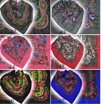 НАРОДНЫЙ ШАРФ ГОРСКИЙ ШАРФ Народный 72 ЦВЕТОВЫЕ УЗОРЫ