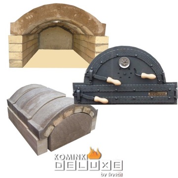 Piec CHLEBOWY do PIZZY opalany drewnem 60X90