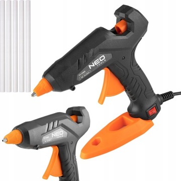 NEO ГОРЯЧИЙ КЛЕЙНЫЙ ПИСТОЛЕТ 30 Вт ПАЛКИ 8 мм 17-095 + КЛЕЙ