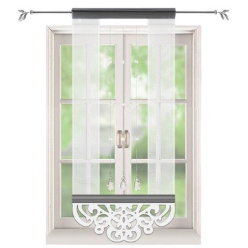 Dekoracyjny panel ażurowy z kryształkami 60x150