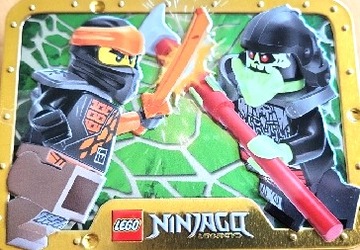 LEGO NinjaGo 112326 Cole kontra Rycerz Bone / p. metalowe / szybka wysyłka