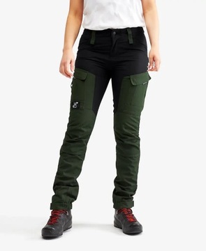 RevolutionRace GP Pants, Spodnie Outdoorowe Damskie, Forest Green, XL