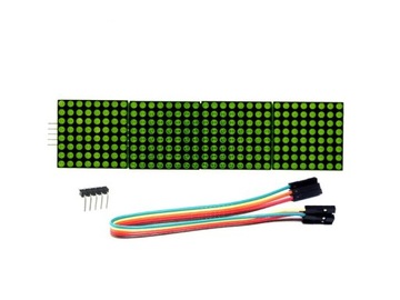 MAX7219 - MATRYCA/MATRIX LED 8x32 - zielona