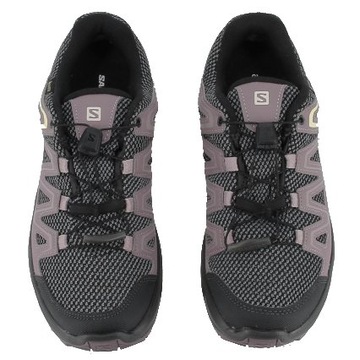 Sportowe buty Salomon goretex ciemne do biegania