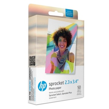 Papier fotograficzny HP Sprocket 50 szt. 290 g/m² błyszczący
