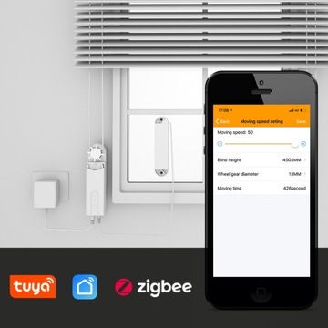 Приводные рулонные шторы Tuya ZigBee Android