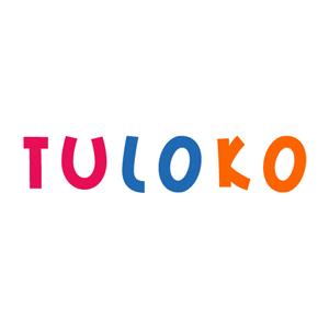 Stolik TULOKO 45 x 37 cm odcienie niebieskiego