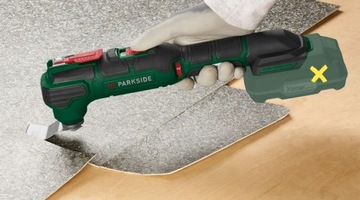 Устройство PAMFW 20-Li C3 Аккумуляторный многофункциональный инструмент PARKSIDE