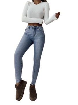 Jeansy push up M.Sara rurki 32