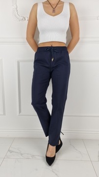 #ЭЛЕГАНТНЫЕ ЖЕНСКИЕ БРЮКИ - ДЛИННАЯ ЗАВЯЗКА Резинка