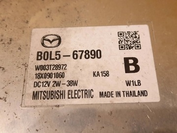 ПРЕОБРАЗОВАТЕЛЬ МОДУЛЯ ЛАМПЫ Mazda 3 BP B0L5 67890