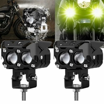 МОТОЦИКЛ ГАЛОГЕННЫЙ СВЕТОДИОД 40ВТ 4000ЛМ 2 РЕЖИМА ЛАМПЫ