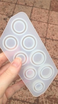 ФОРМА силикона для смолы ОБРУЧАЛЬНЫЕ КОЛЬЦА x8 Отливки Ювелирные кольца Рукоделие