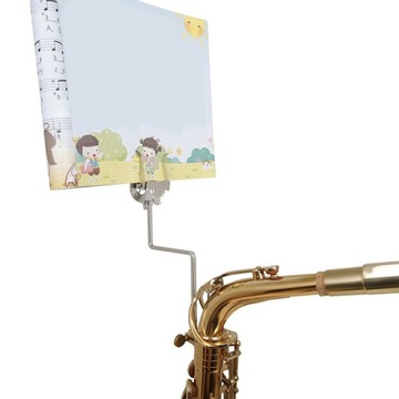 1 PC FOLDER MUZYCZNY NA SAKSOFON MUZYCZNY CLAMP MUZYCZNY KLIP DO MUZYKI IRON MUSIC CLA