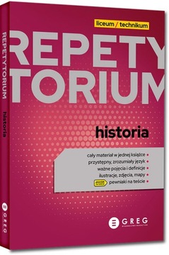 Repetytorium Historia GREG Matura liceum technikum