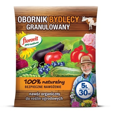 FLOROVIT OBORNIK GRANULOWANY BYDLĘCY 5 L BIO