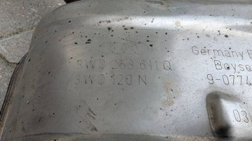 Audi RS4 2019- 8W0253611Q Задняя часть Задний глушитель/конец/выхлопная система