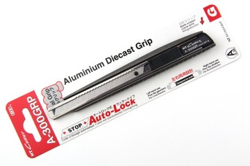 Нож 9 мм NT Cutter A-300GRP Алюминий + AutoLock