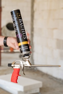 ПИСТОЛЕТ ДЛЯ КЛЕЕВОЙ ПЕНЫ Bauhus METAL премиум-класса для монтажной пены